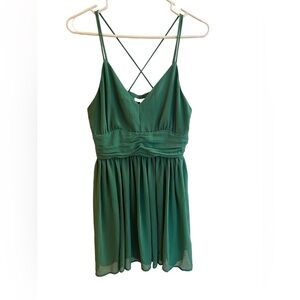 BB Dakota Green Short Dress
